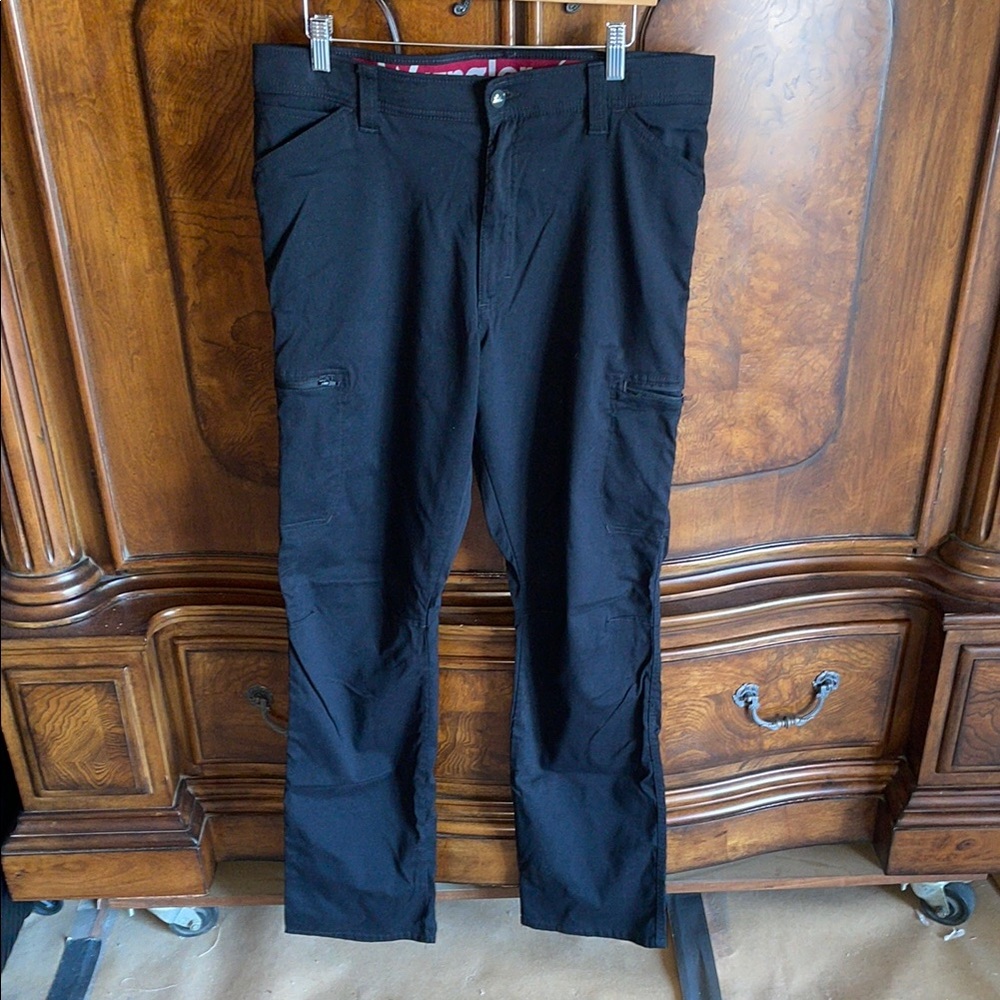 Men's Black Wrangler Cargo Pants 36/32